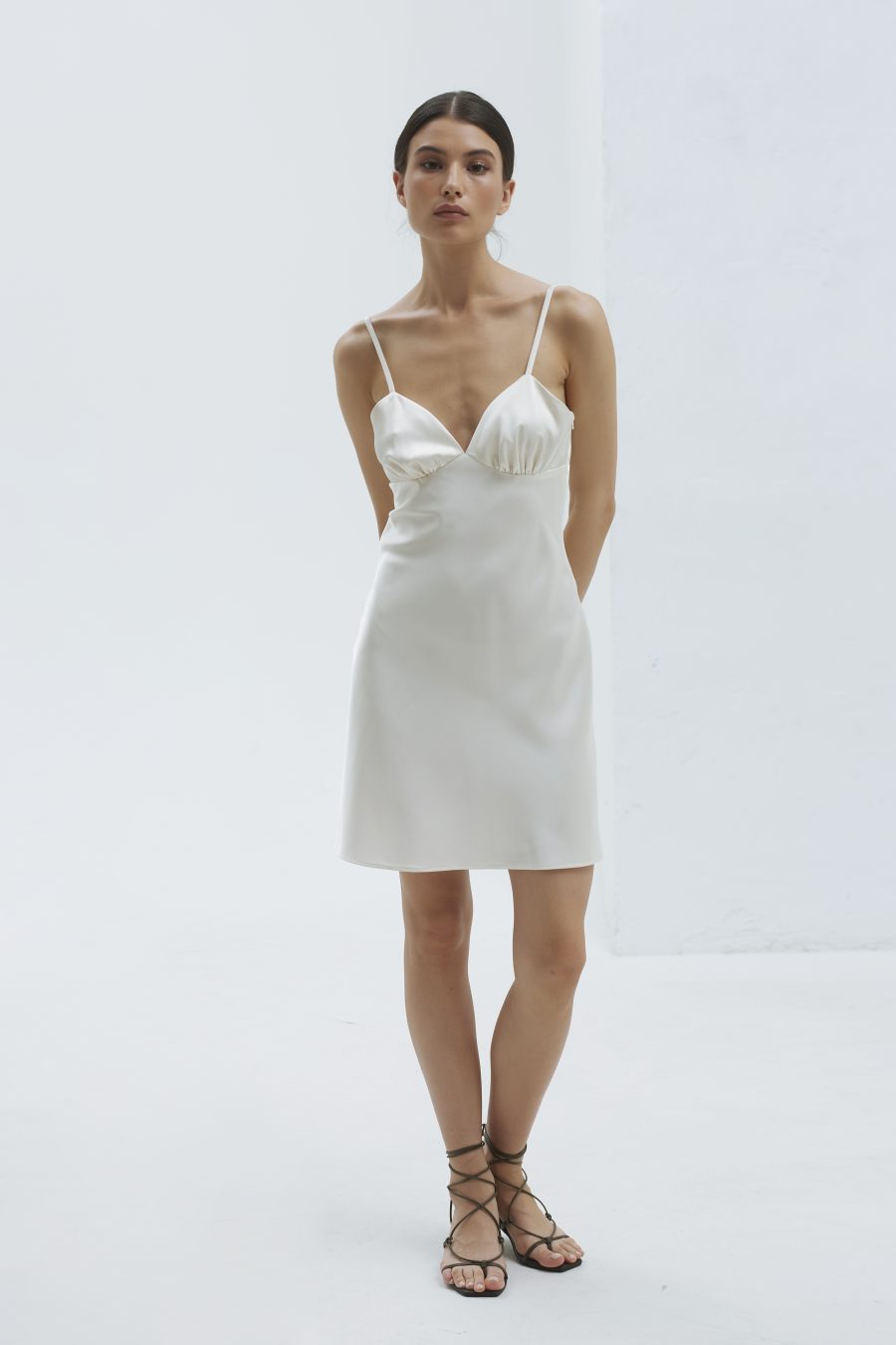 White Stone mini dress